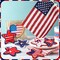 18 Pcs Memorial Day Star Felt Ornaments Patriotic 4th of July Hanging Stars 3.14 Inch White Red Blue Independence Day Tree Decorations for Memorial Veteran Day Party Decor(Stylish Style)